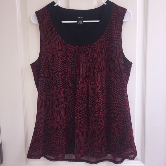 Rafaella Tops - Rafaella dressy sleeveless blouse